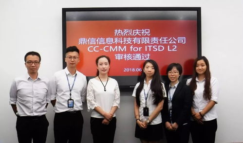 鼎信信息科技有限责任公司it服务台顺利通过cc cmm itsd l2应用级认证